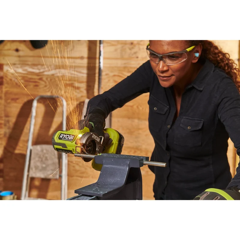 Ryobi RCT18BL-0 - Smerigliatrice compatta 18V Brushless, solo corpo