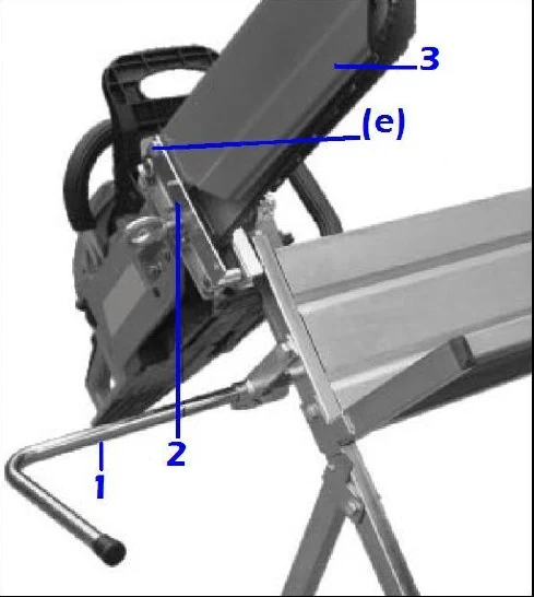 Ribimex PRICPB+ST - Cavalletto con supporto per motosega