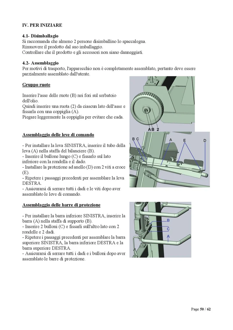 Ribimex PREHLS8T/VN - Spaccalegna elettrico verticale 8 tonnellate 3000 W