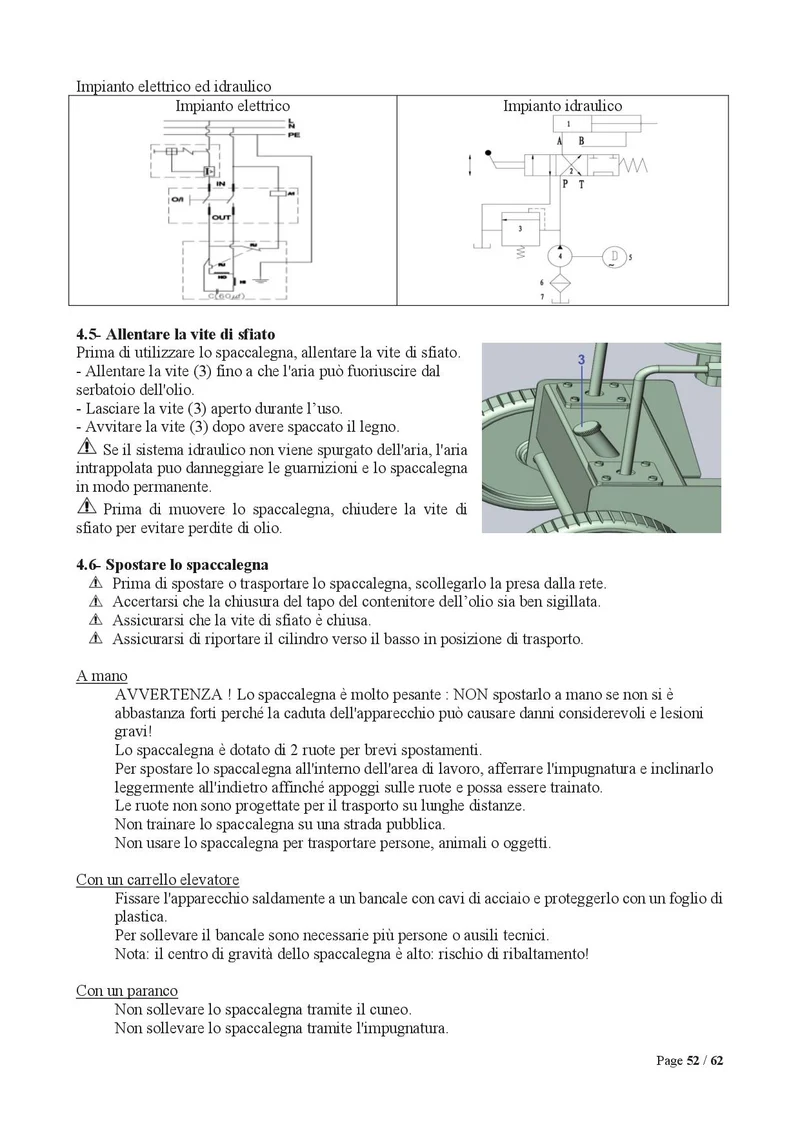 Ribimex PREHLS8T/VN - Spaccalegna elettrico verticale 8 tonnellate 3000 W