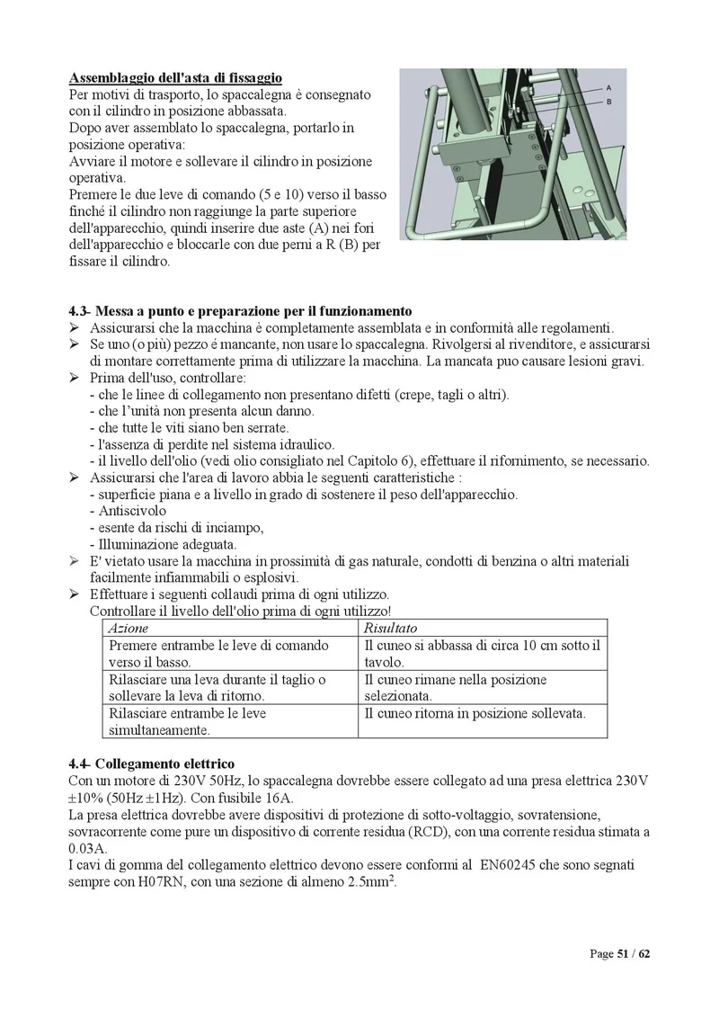 Ribimex PREHLS8T/VN - Spaccalegna elettrico verticale 8 tonnellate 3000 W
