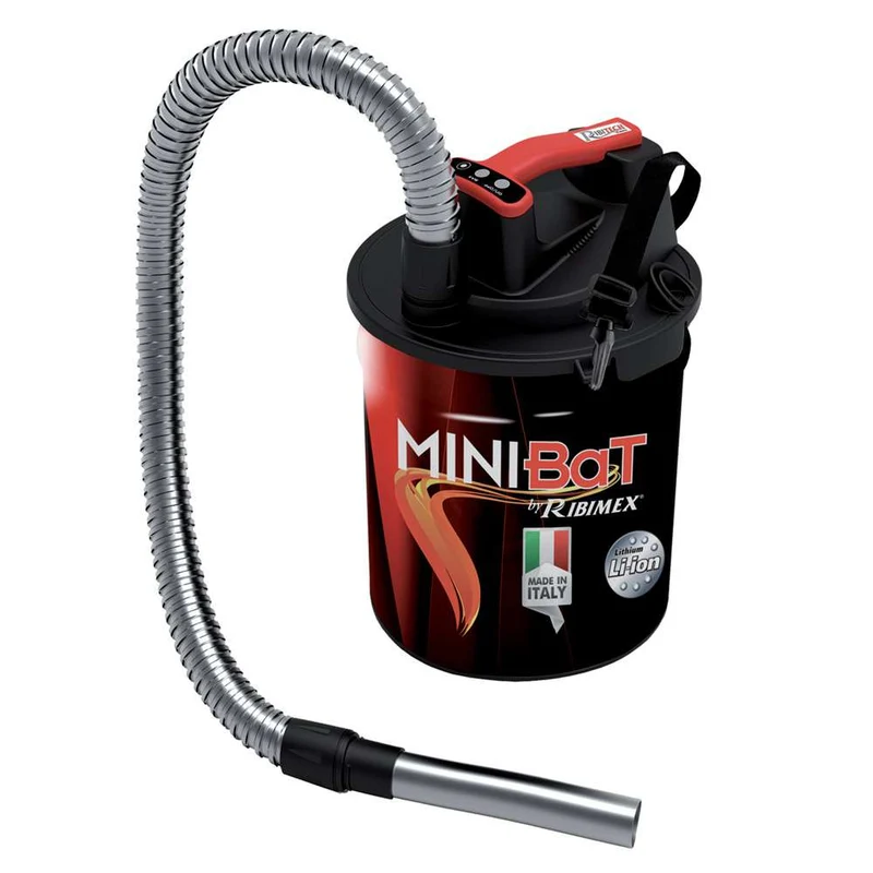 Ribimex PRCEN011BAT - Aspiracenere a batteria Minibat 18 V