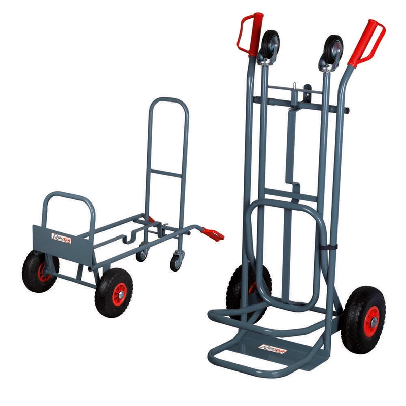Ribimex PRCD2P - Carrello professionale 2 posizioni 250 Kg