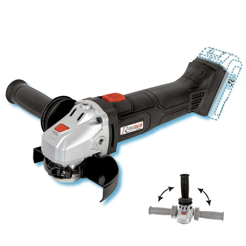 Ribimex PRBAT20/M125SB - Smerigliatrice angolare 125mm - RBAT20