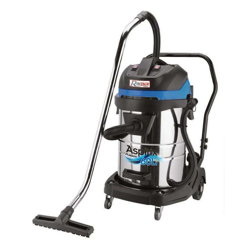 Ribimex PRASP61LX2 - Aspirasolidi e liquidi 60L inox 2x1000W