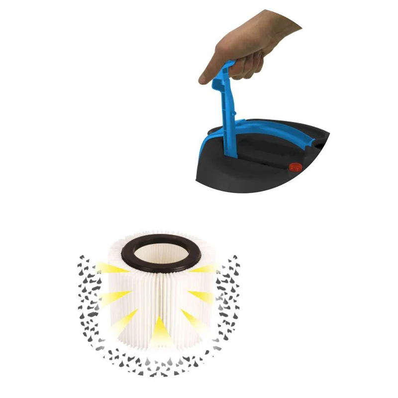 Ribimex PRASP31LPE - Aspirasolidi e liquidi 30L con presa 1200W