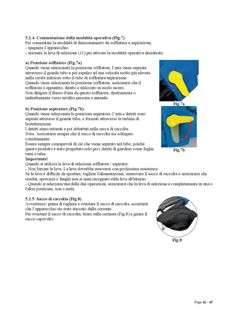 Ribimex PRASB3000 - Aspiratore - Soffiatore Motopro 3000W