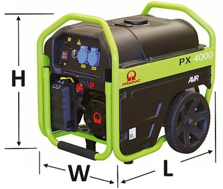 PRAMAC PX4000 230V 50Hz AVR max 2,7 Kw Generatore di qualità