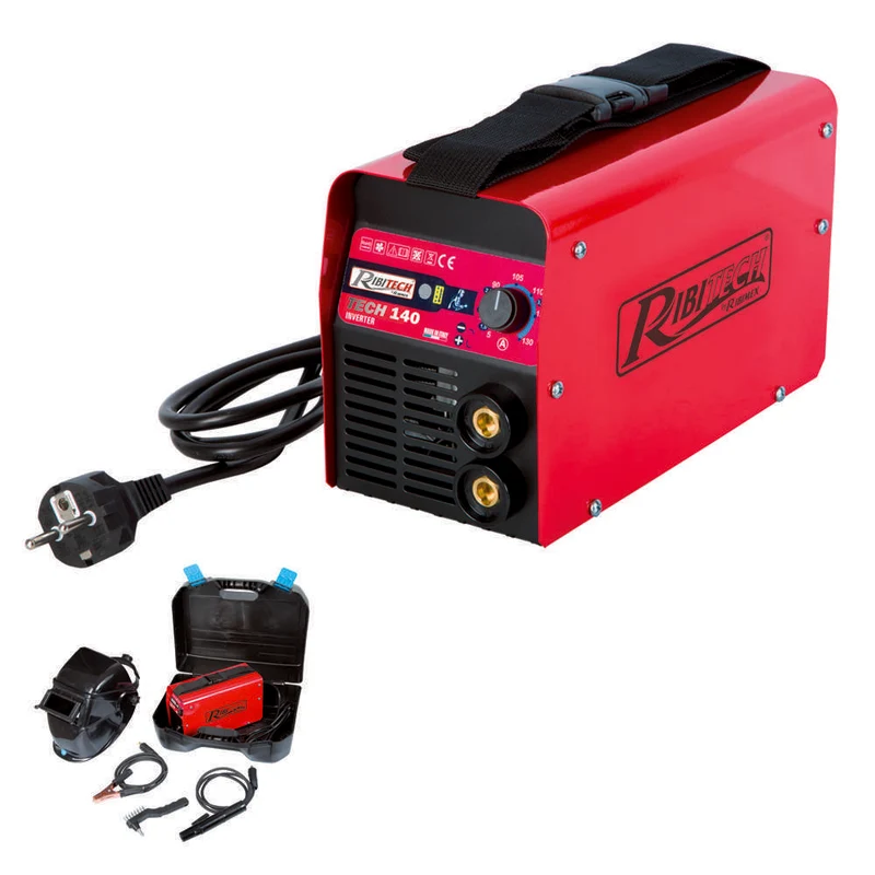 Ribimex PRSOUDINV140/M - Kit saldatrice tech 140 4,1 kva