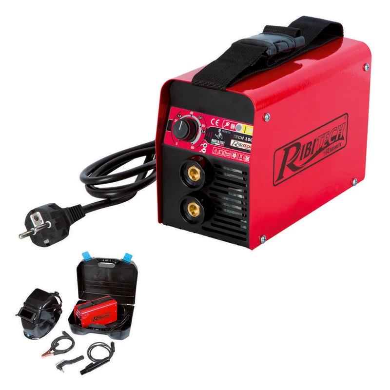 Ribimex PRSOUDINV100/M - Kit saldatrice tech 100 2,3 kva