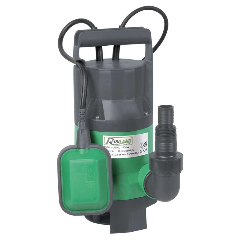 Ribimex PRPVC400C - Pompa sommersa per acque di scarico 400W