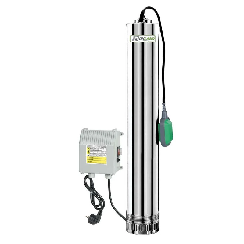 Ribimex PRPVC1101/65F - Pompa sommersa per pozzi 6 turbine 1100W