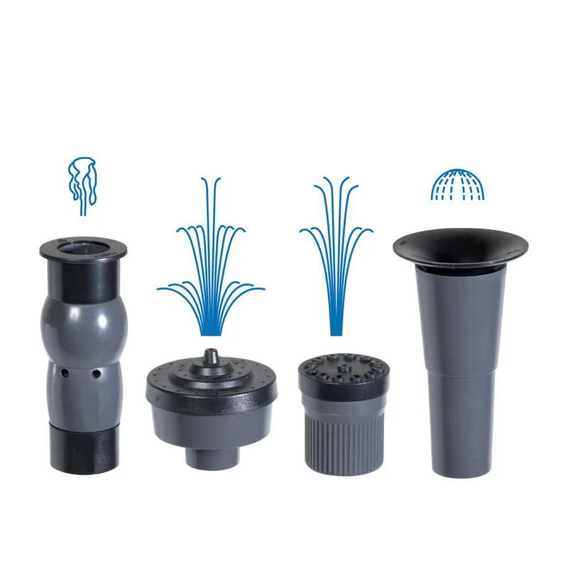 Ribimex PRPF50 - Pompa a fontana con 4 getti diversi 50w