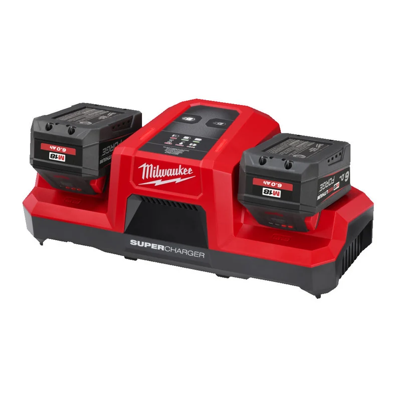 Milwaukee M18 DBSC - Caricabatterie simultaneo 18V super rapido