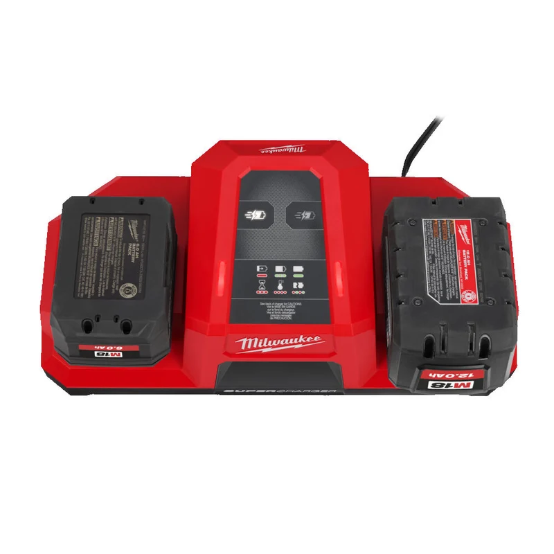 Milwaukee M18 DBSC - Caricabatterie simultaneo 18V super rapido