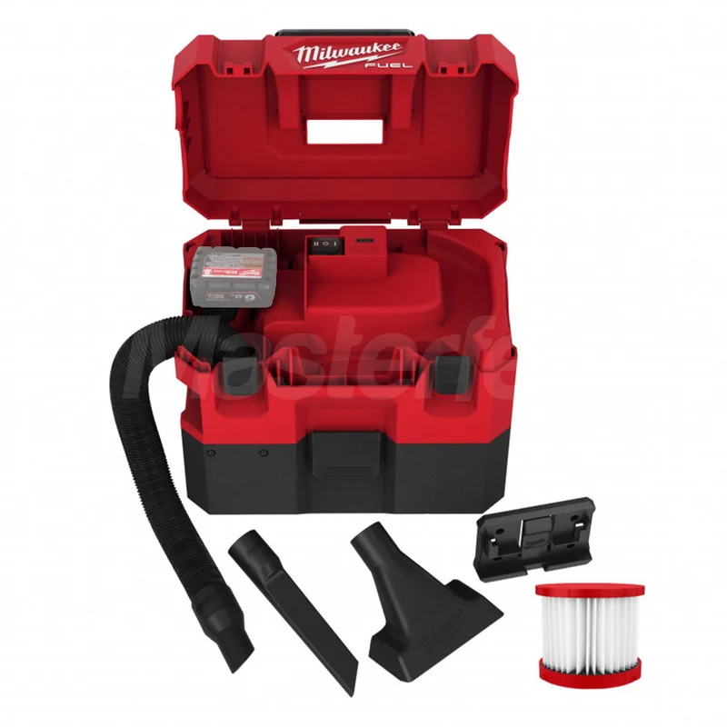 Milwaukee M12 FVCL-0 - Aspiratore liquidi/solidi a batteria 12V FUEL - solo corpo macchina