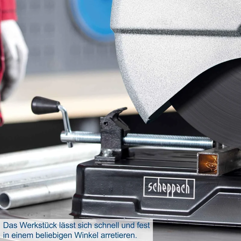 Scheppach MT150 - Troncatrice a disco per metalli ferro ø355 2600W