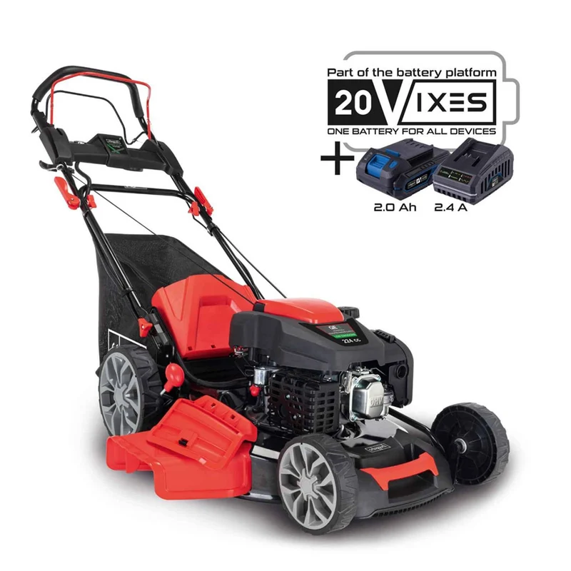 Scheppach MS225-56E - Rasaerba a scoppio semovente avviamento elettrico 225cc - taglio 56cm