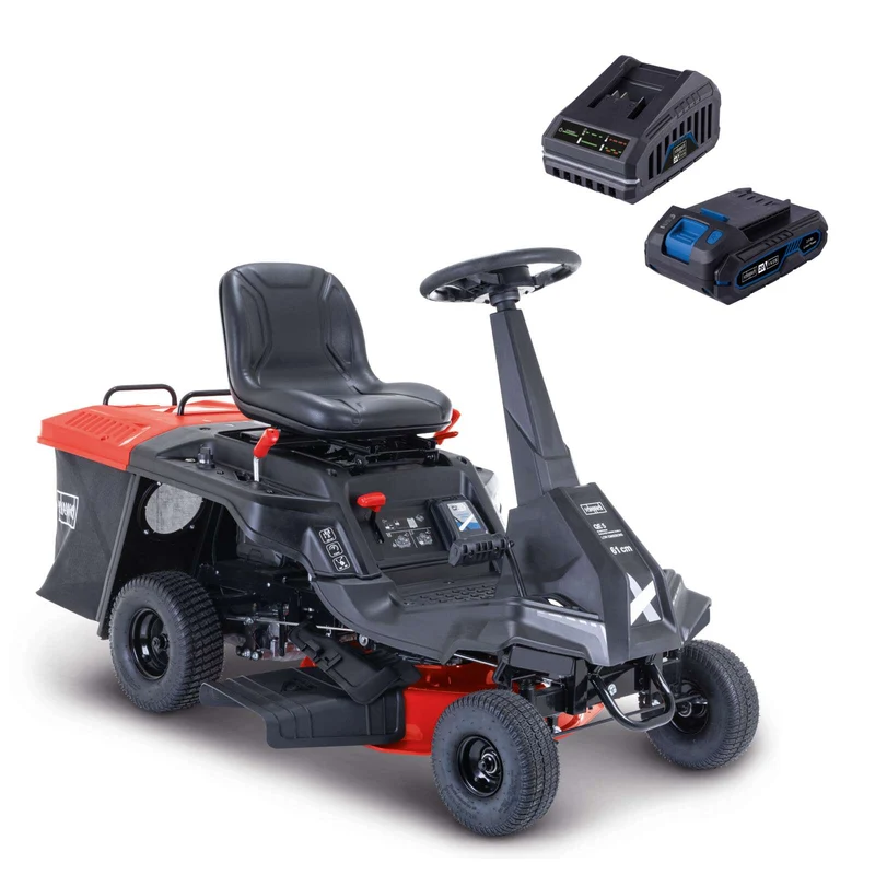 Scheppach MR230–61 - Trattorino rasaerba con accensione elettrica - taglio 61 cm - cilindrata 224cc