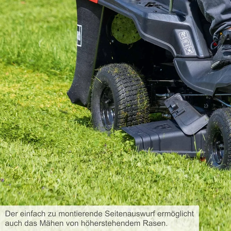 Scheppach MR230–61 - Trattorino rasaerba con accensione elettrica - taglio 61 cm - cilindrata 224cc