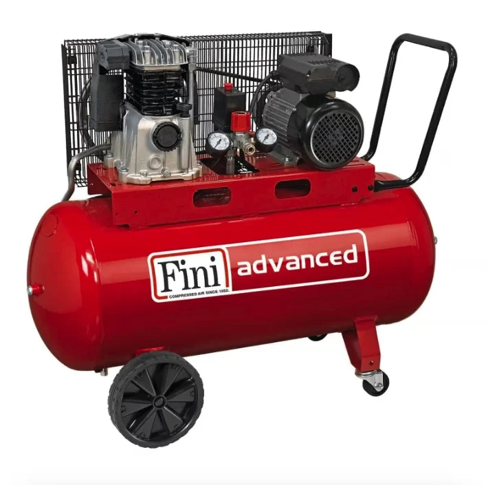 Fini MK102-100-2 - Compressore professionale a cinghia monostadio - trifase - 100 litri