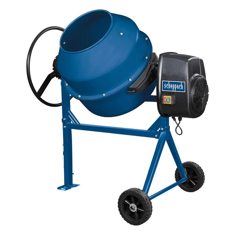 Scheppach MIX160 - Betoniera impastatrice, miscelatore 160 Litri 650W - 220V