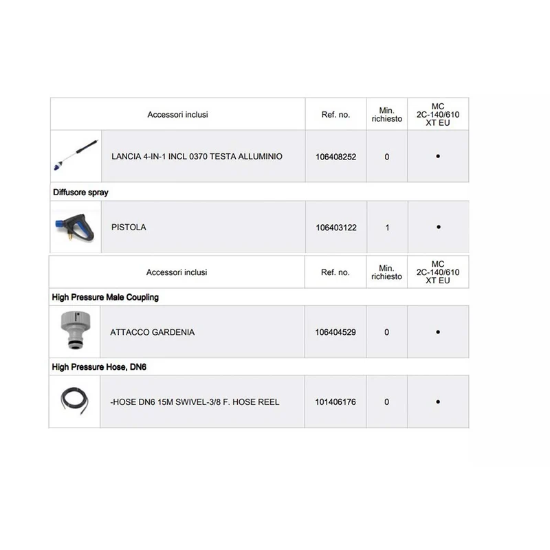 Nilfisk MC 2C-140/610 XT EU - Idropulitrice ad acqua fredda 140 bar