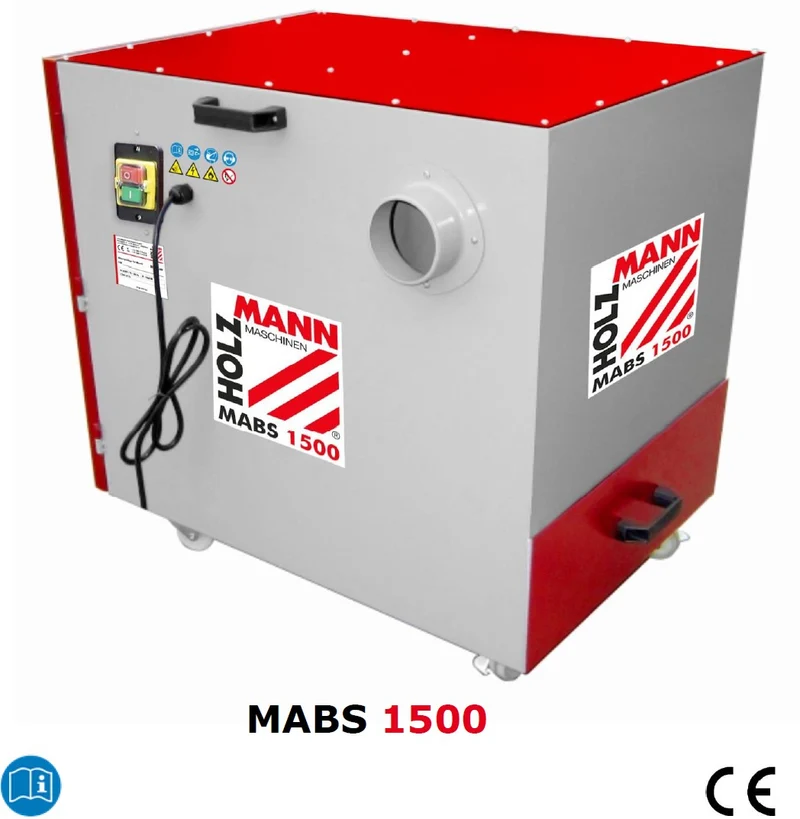 HOLZMANN mabs1500 400V Aspiratore polvere metalli trucioli metallici