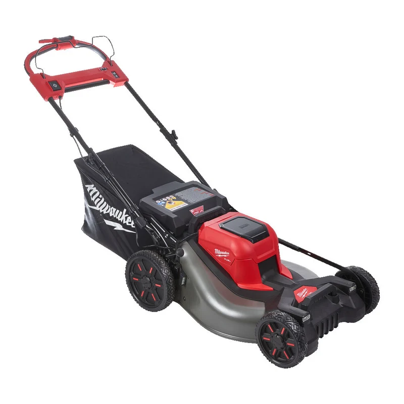 Milwaukee M18 F2LM53-122 - Tosaerba rasaerba semovente 3 in 1 a doppia batteria, taglio 53 cm