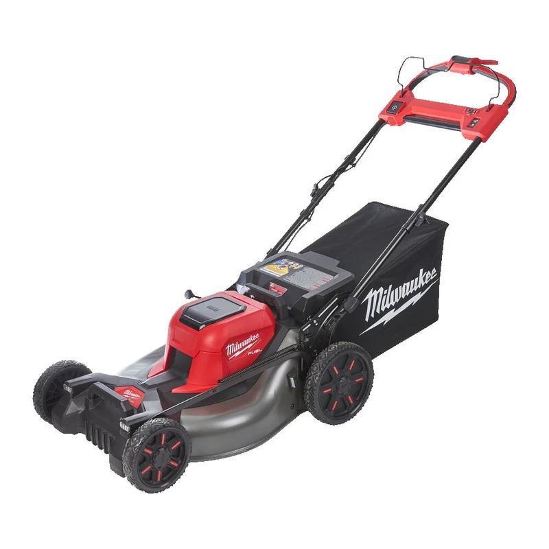 Milwaukee M18 F2LM53-122 - Tosaerba rasaerba semovente 3 in 1 a doppia batteria, taglio 53 cm