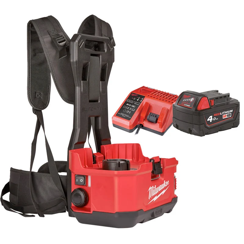 Milwaukee M18 BPFPH-401 - Pompa irroratrice M18 switch tank, 1 batteria 4Ah