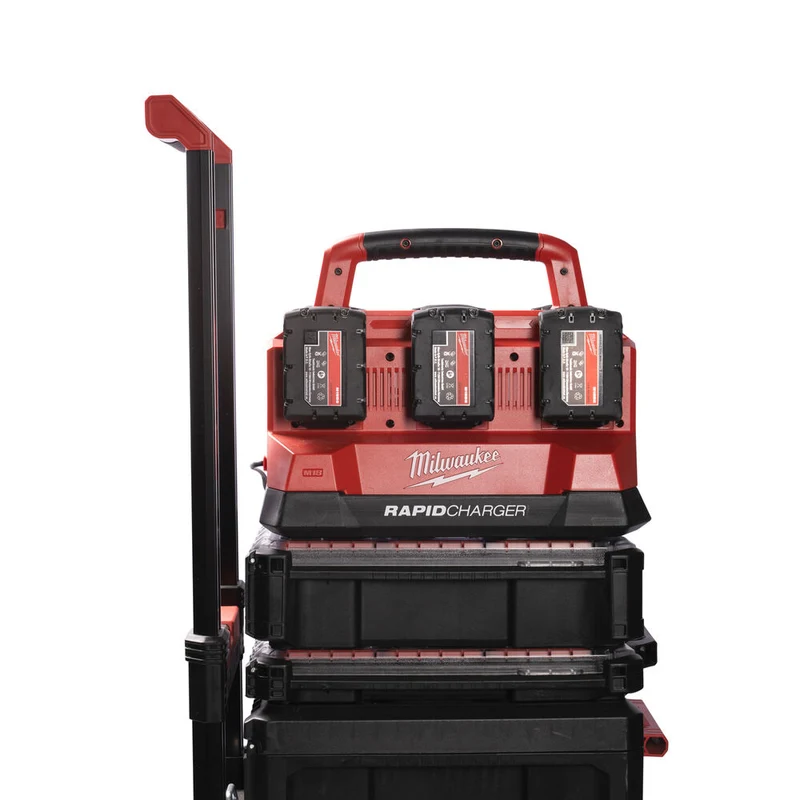 Milwaukee M18 PC6 - Caricabatterie multiplo 18V Packout - cod.4932480162