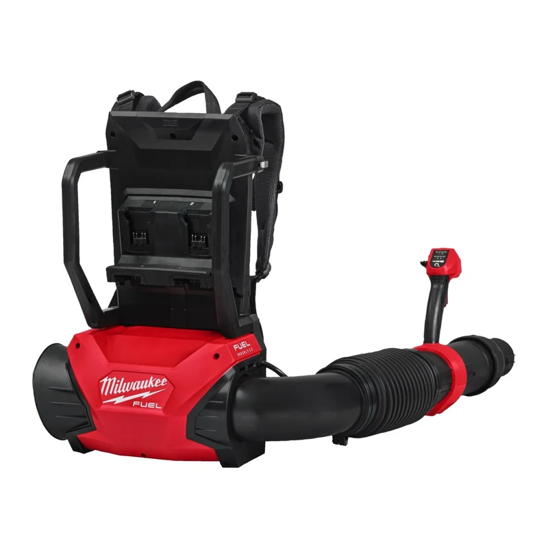 Milwaukee M18 F2BPB-124 - Soffiatore soffiafoglie spalleggiato a doppia batteria con 4 x 18V 12Ah Forge