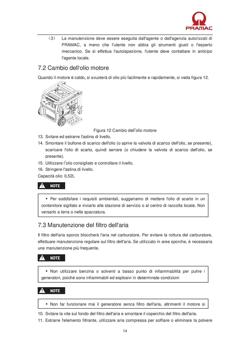 Pramac PMi3000 - Generatore di corrente inverter 3KW