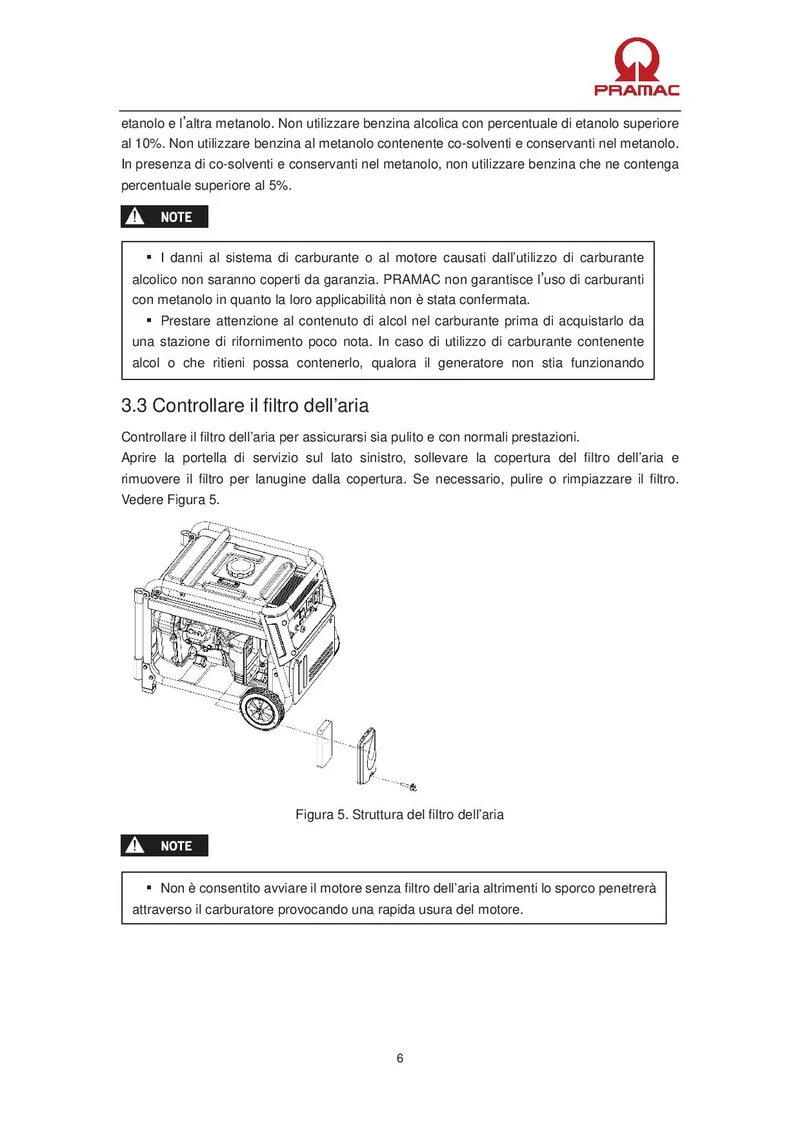 Pramac PMi3000 - Generatore di corrente inverter 3KW
