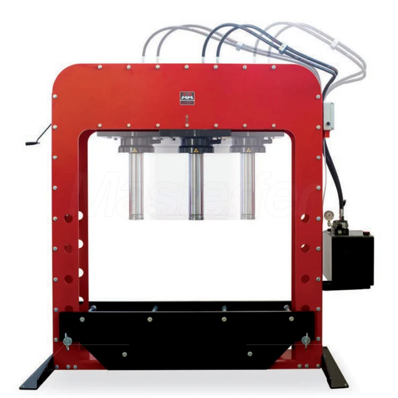 AxA PM110/15 - Pressa idraulica motorizzata con pistone mobile, capacità 110 ton 1500 mm