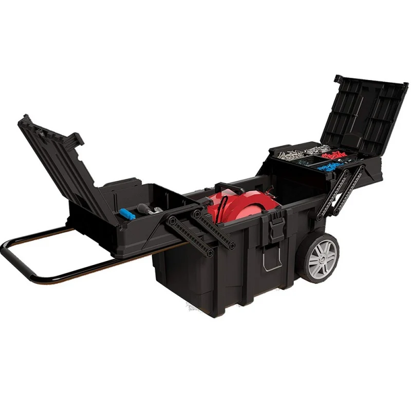 Keter Cantilever Job Box - Valigia Trolley porta attrezzi da cantiere