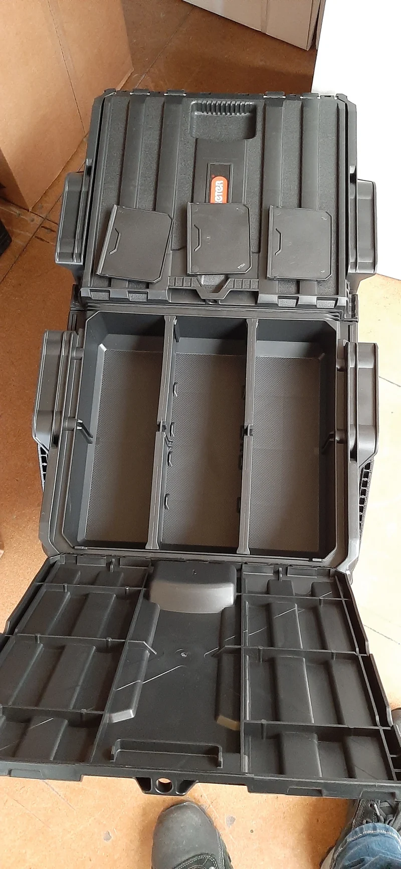Keter Cantilever Job Box - Valigia Trolley porta attrezzi da cantiere