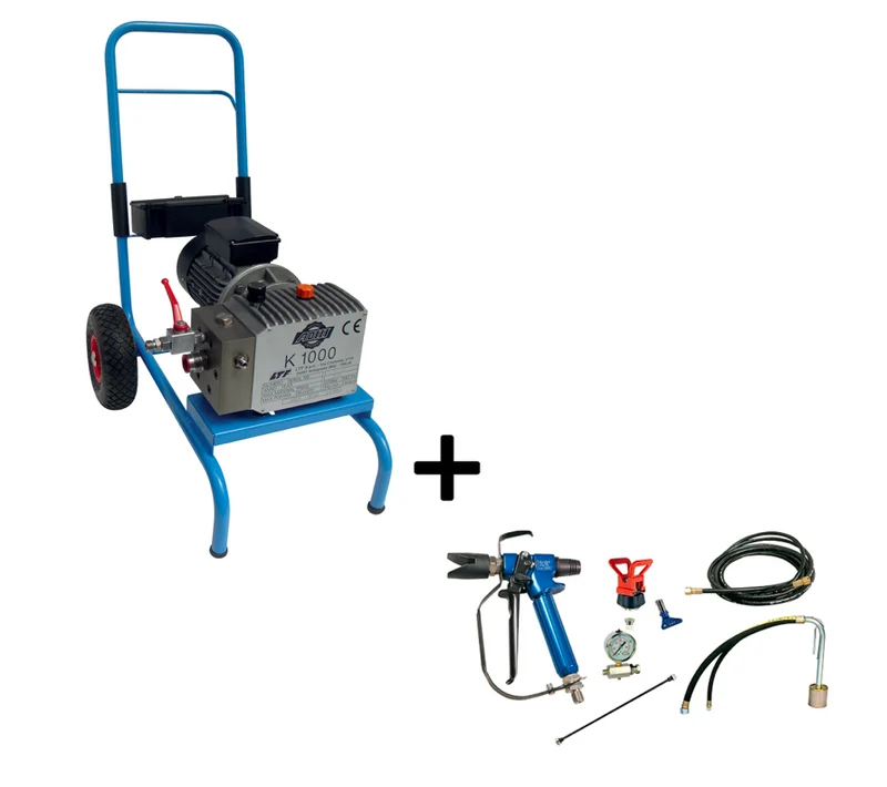 Asturo K1000 - Pompa airless elettrica a membrana + KIT di verniciatura
