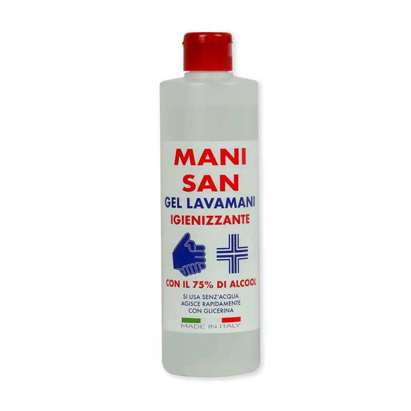 Mani San 500ML - Gel lavamani igienizzante 75% di alcool