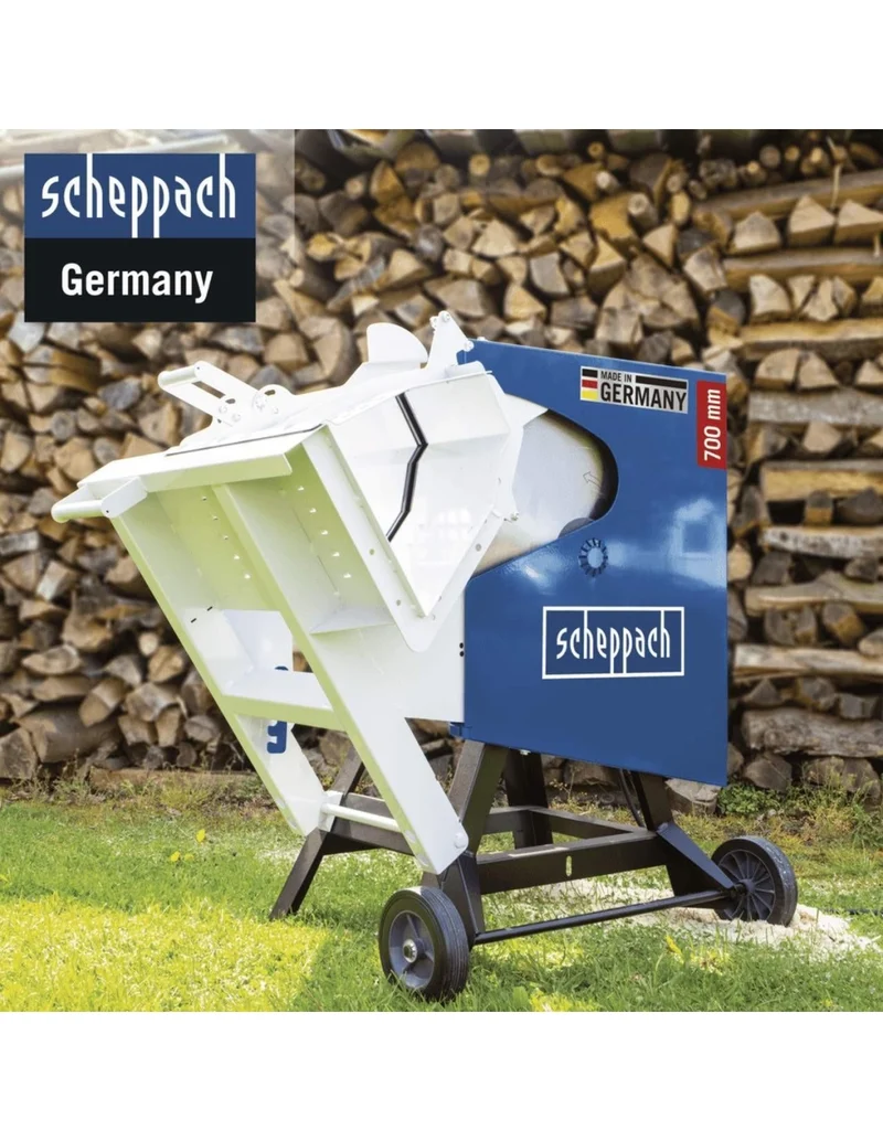 Scheppach HS720 - Sega circolare tagliatronchi basculante elettrica 400V