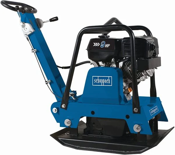 Scheppach HP3000S - Vibrocostipatore compattatore per terreno a piastra vibrante