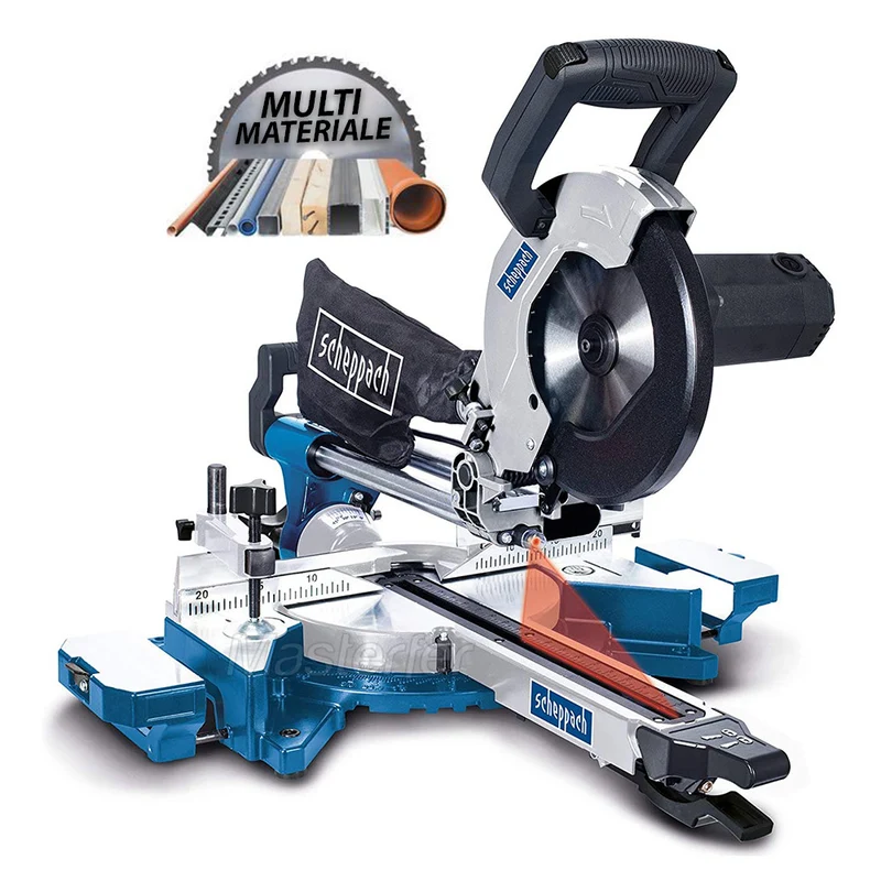 Scheppach HM90MP - Troncatrice multimateriale per legno e ferro, D216