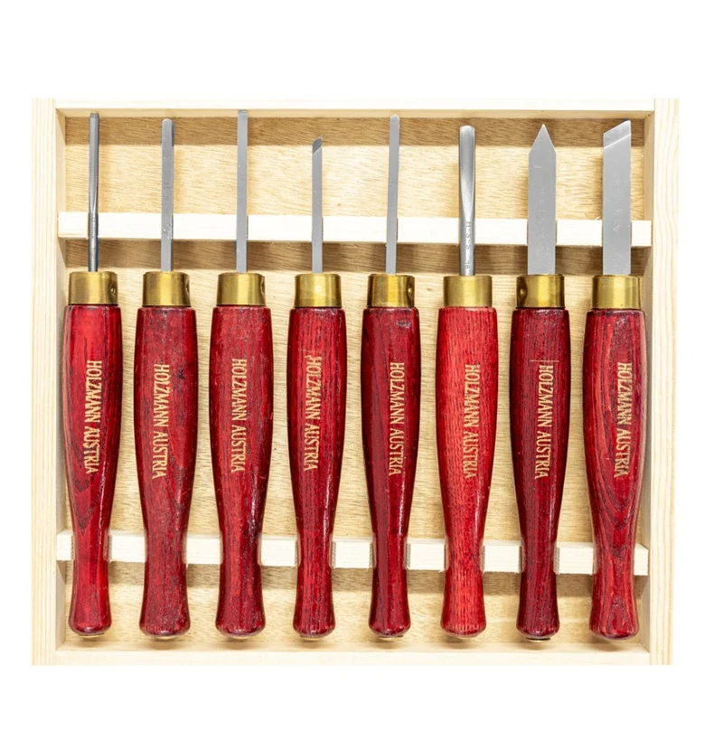Holzmann HM8TLG set di scalpelli micro tornitura 8 pezzi HM