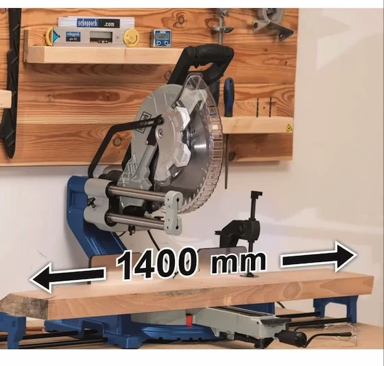 Scheppach HM305SL - Troncatrice radiale da legno 305 mm 2000 W