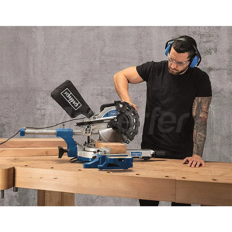 Scheppach HM254 - Troncatrice radiale per legno D255