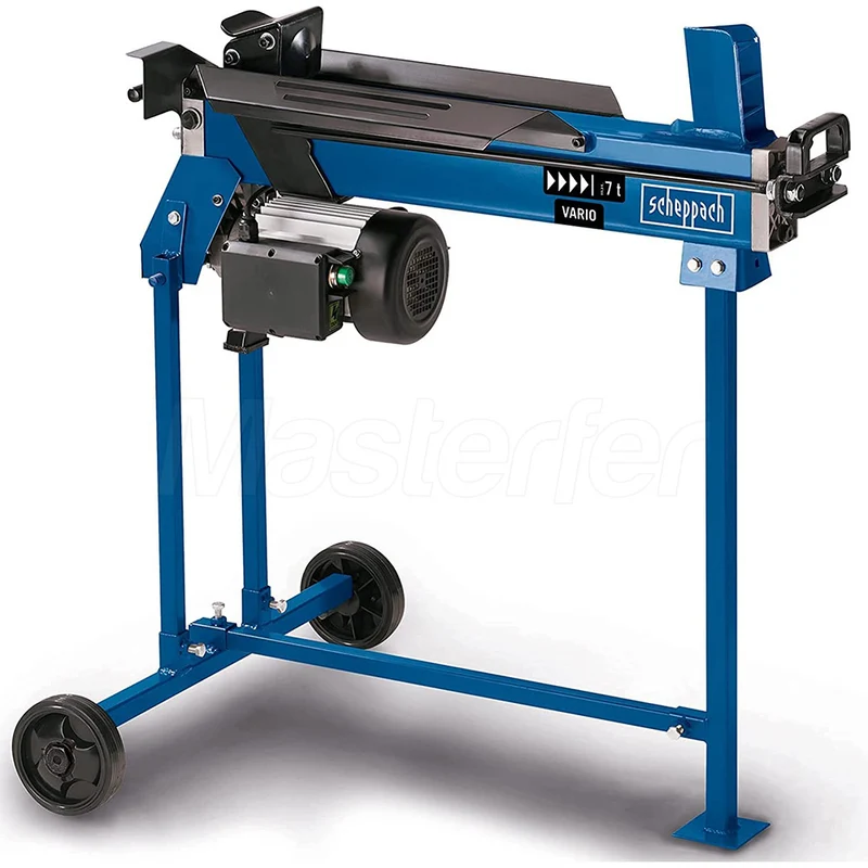 Scheppach HL760LS - Spaccalegna elettrico orizzontale, 7 ton con supporto
