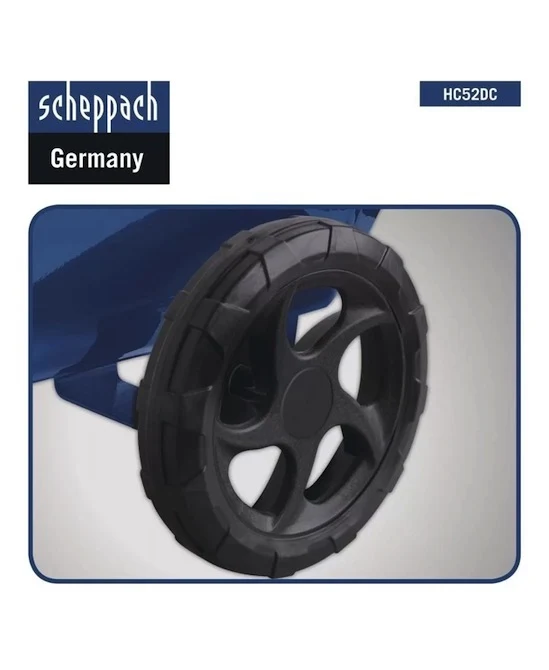 Scheppach HC52DC - Compressore aria 50lt lubrificato portatile bicilindrico V - 8bar