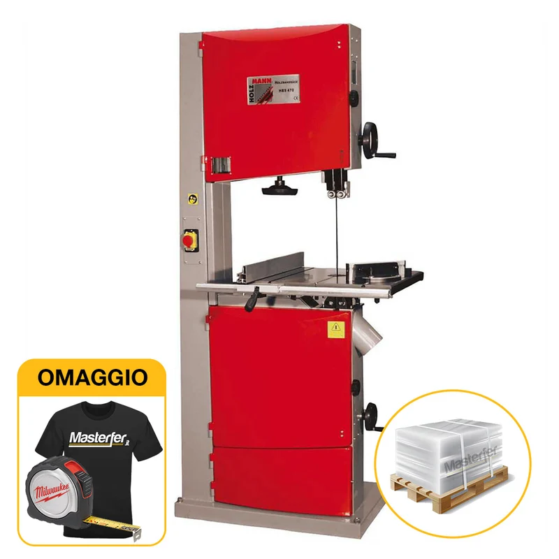 Holzmann HBS 470PROFI - Sega a nastro verticale per legno trifase, 400V