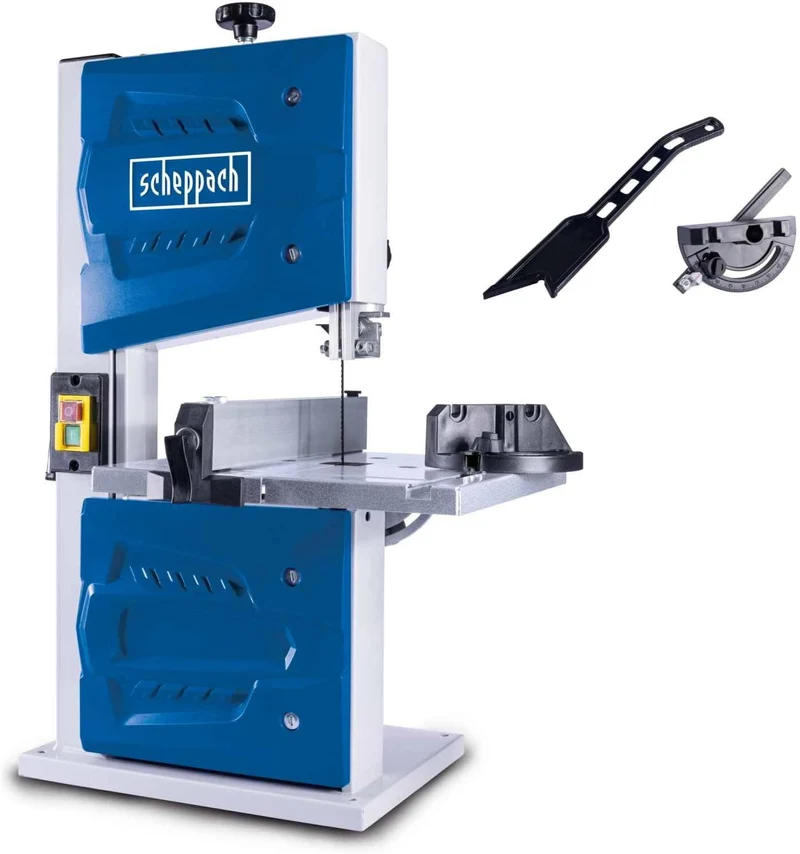 Scheppach HBS25 - Sega a nastro verticale per legno 350W taglio 80x200 mm